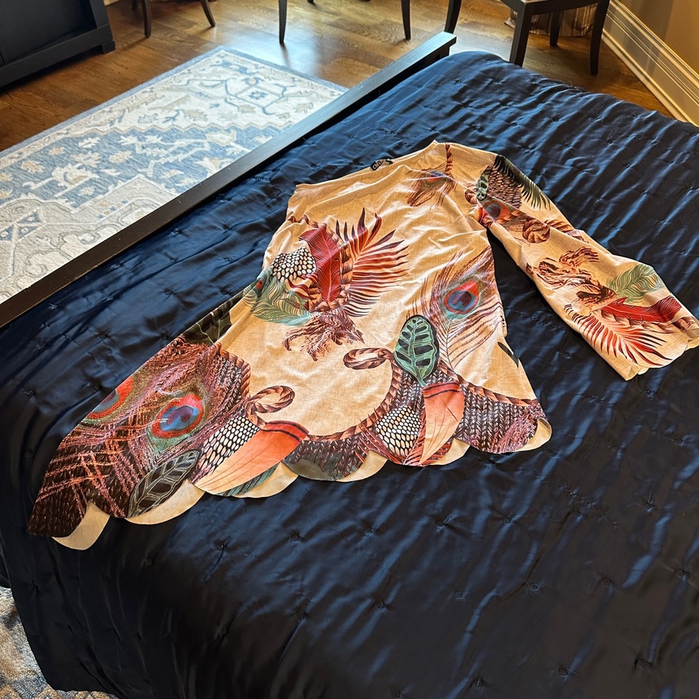 Chic Multicolor Patterned Fabric - image 1